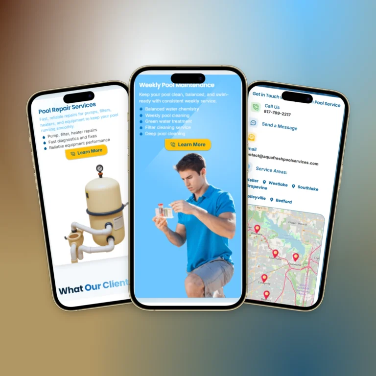 AquaFresh Pool Service - Weebik Website design (4)